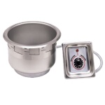 APW SM-50-7 ULS - Round Drop-In Food Warmer, 8-1/2